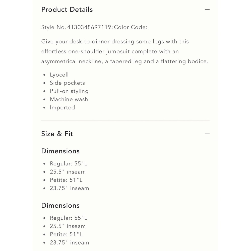 Maeve Anthropologie Verano Olive‎ One Shoulder Jumpsuit Cropped Women's Size 10 - Picture 5 of 9